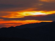 MONTE CASTELLO da Valpiana di Serina con spettacolare tramonto il 15 dicembre 2025 - FOTOGALLERY